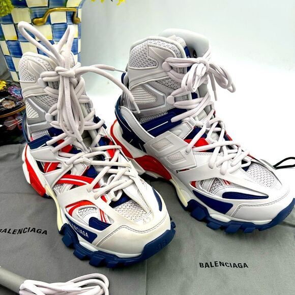 Men's Balenciaga track high top sneakers size 42 - Picture 1 of 14